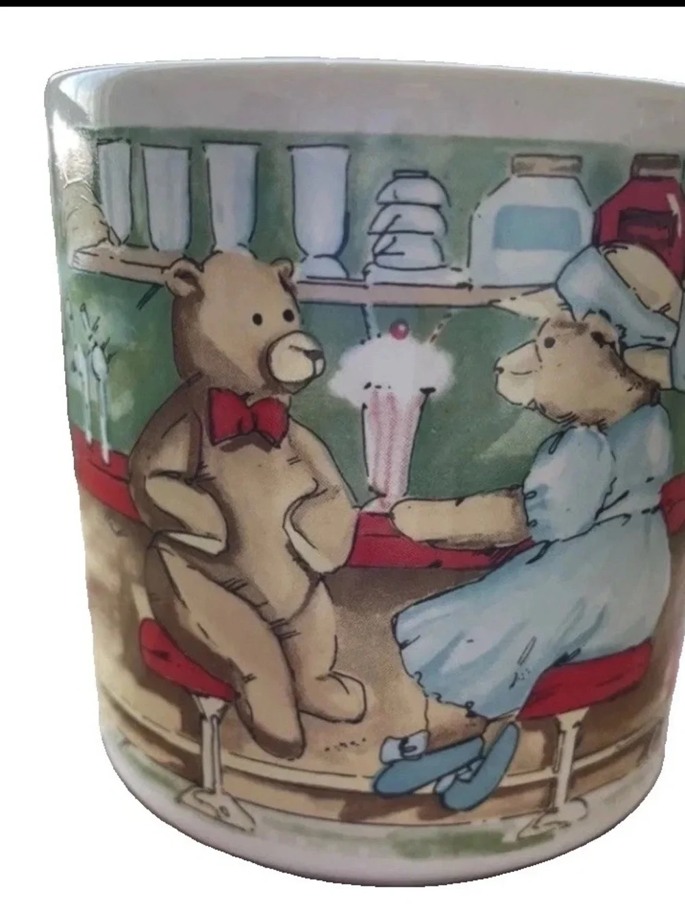 Vintage 1985 Loveable Bears Collector Mugs By New Trends Coffee Mug
